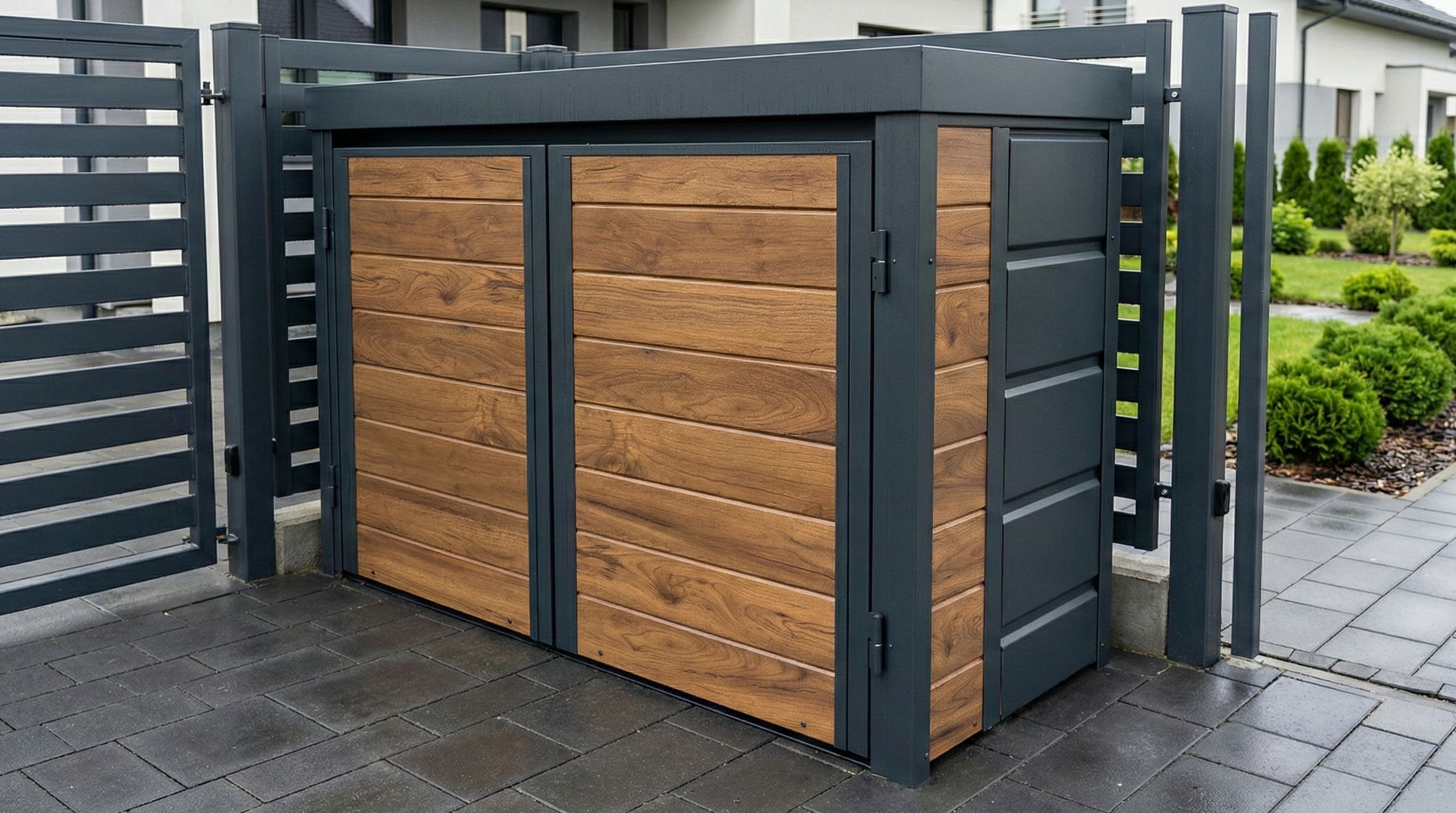 Zabudowa na kosze na śmieci - Ecobox - obrazek 2